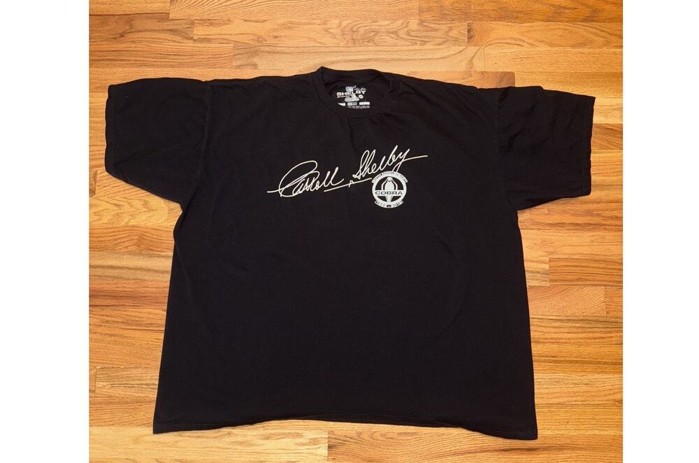 Carroll Shelby 50th Anniversary Shirt Shelby Men’s 3XL Black Graphic Tee